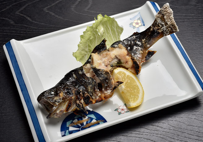 然別湖産おしょろこま［岩魚］塩焼き